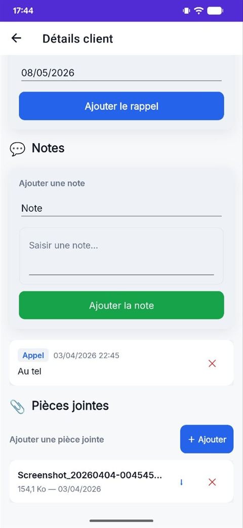 CeasyRM - CRM mobile simple pour ne rien oublier